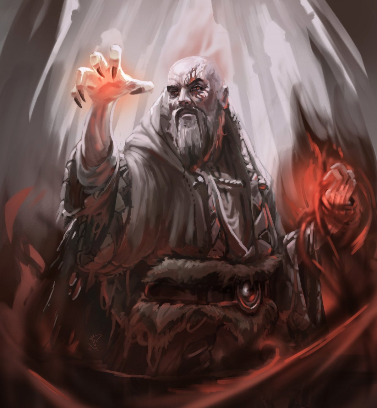 Монах+некромант DND