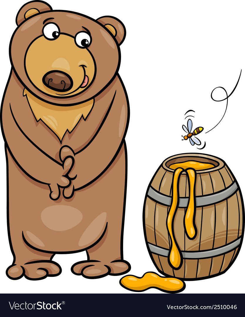 Медведь с медом