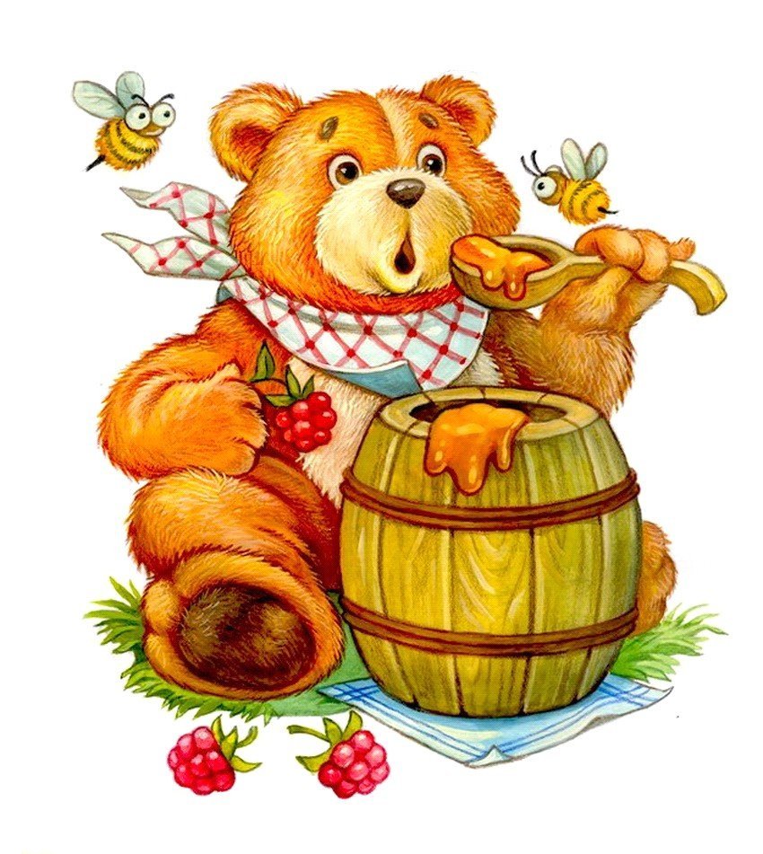 Мишки Тедди и бочка меда
