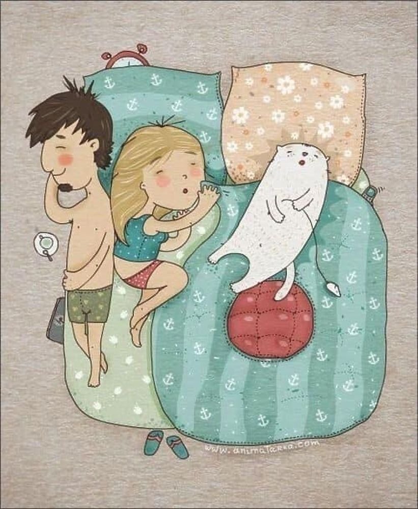 Милые иллюстрации семьи
