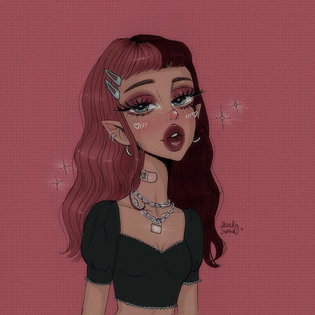 Милые мультяшные девочки