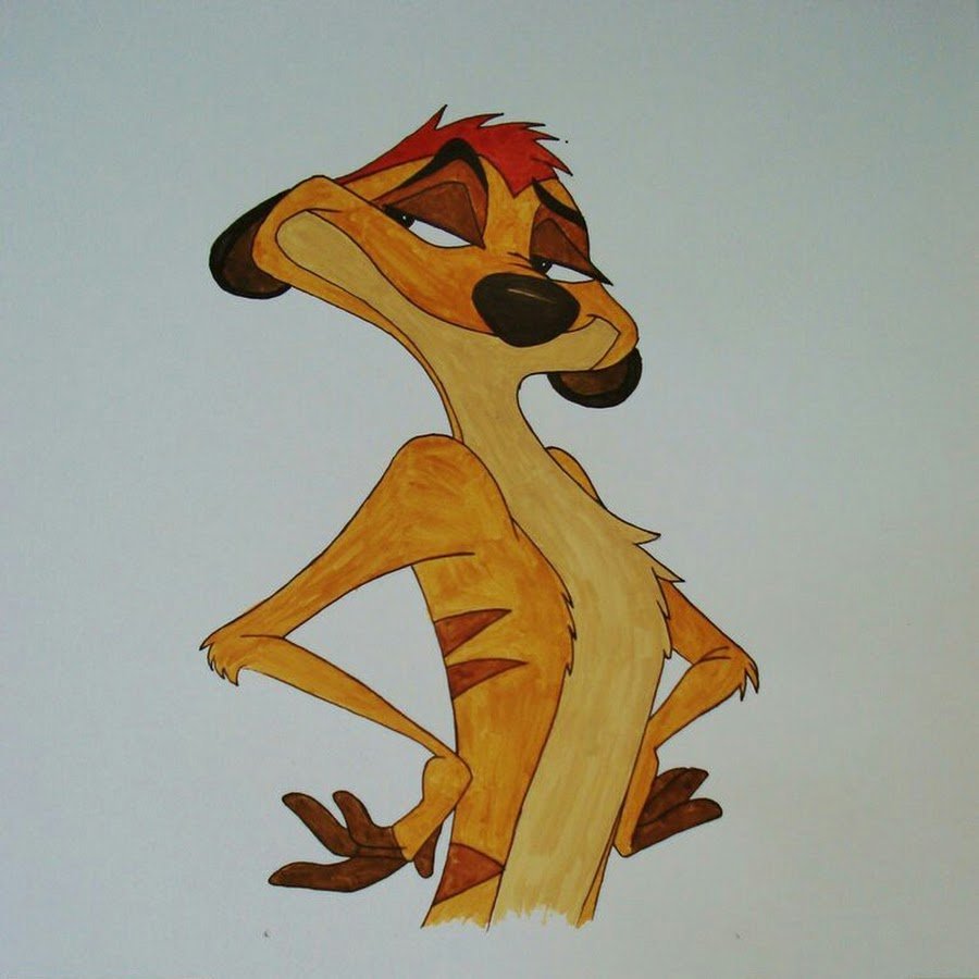 Тимон рисунки прикольные
