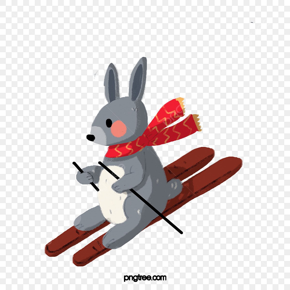 Зайчик на коньках