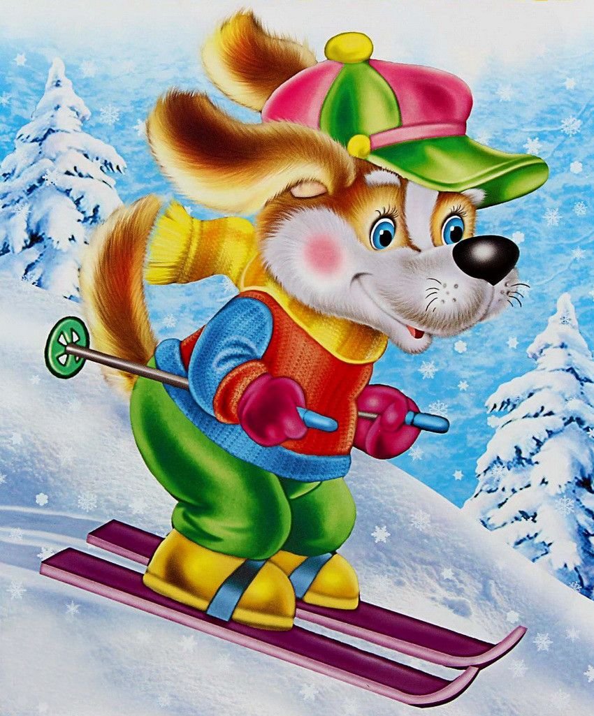 Зимние сказочные зверушки для детей