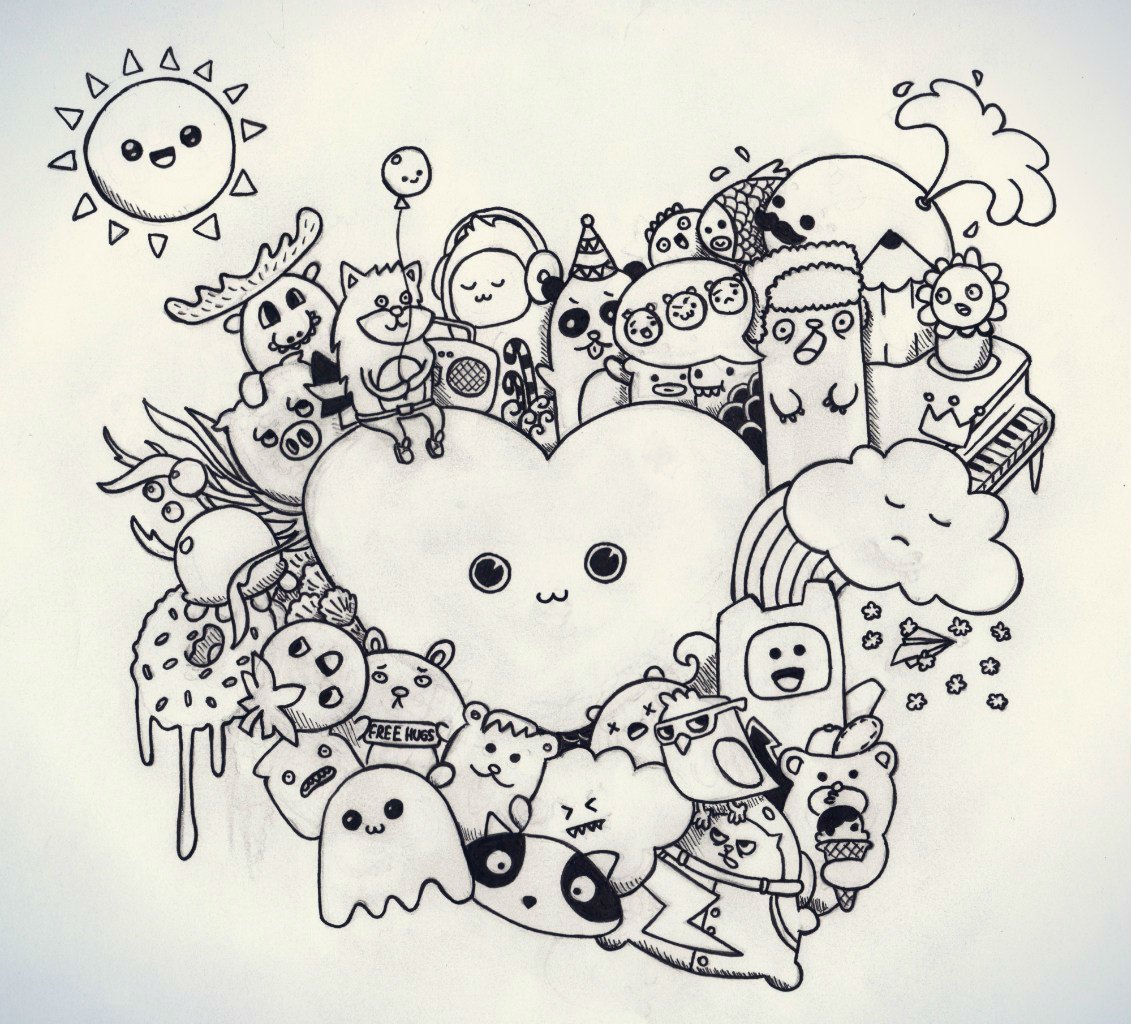 Панда рисунок для срисовки