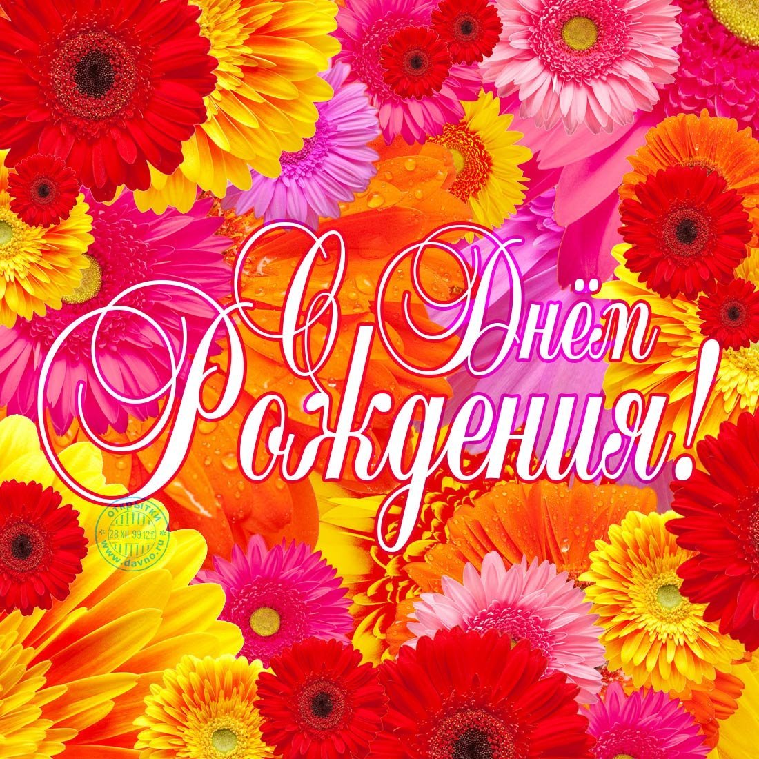 Открытка Happy Birthday