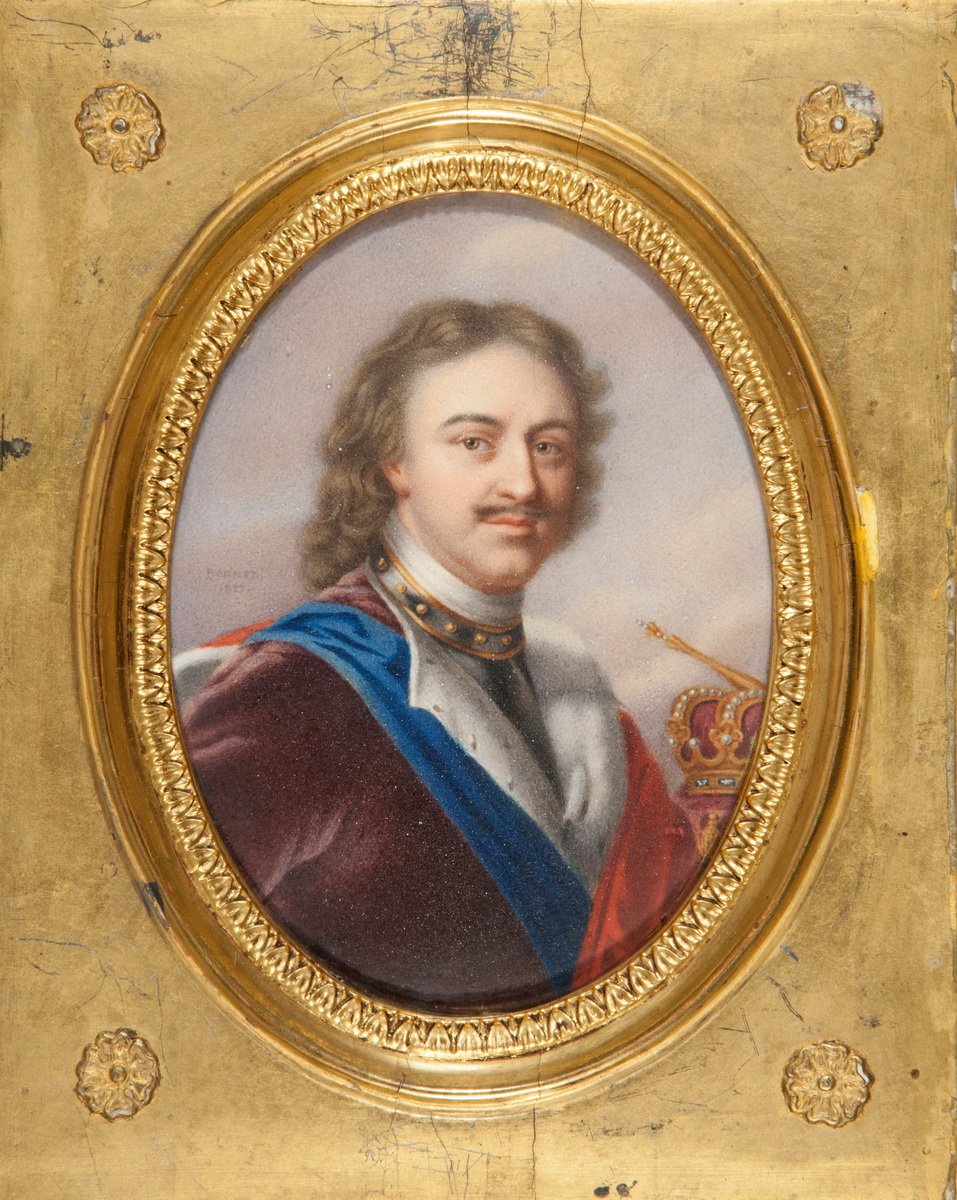 Петр Великий портрет Жан-Анри Беннер