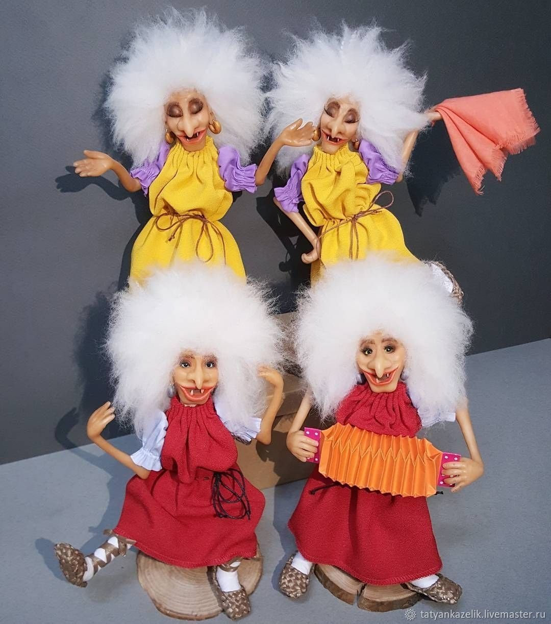 Бабы Ежки куклы