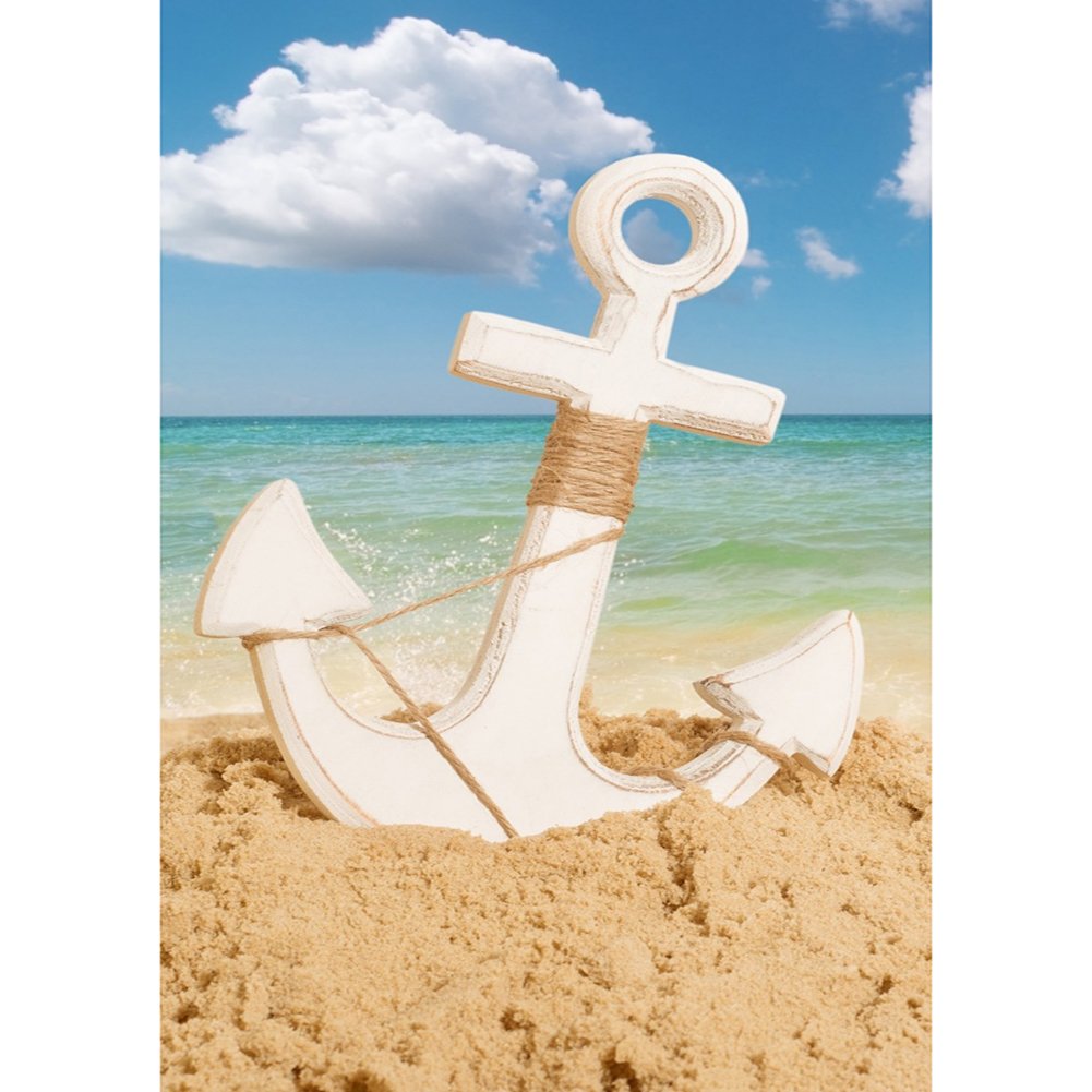 Якорь на фоне моря