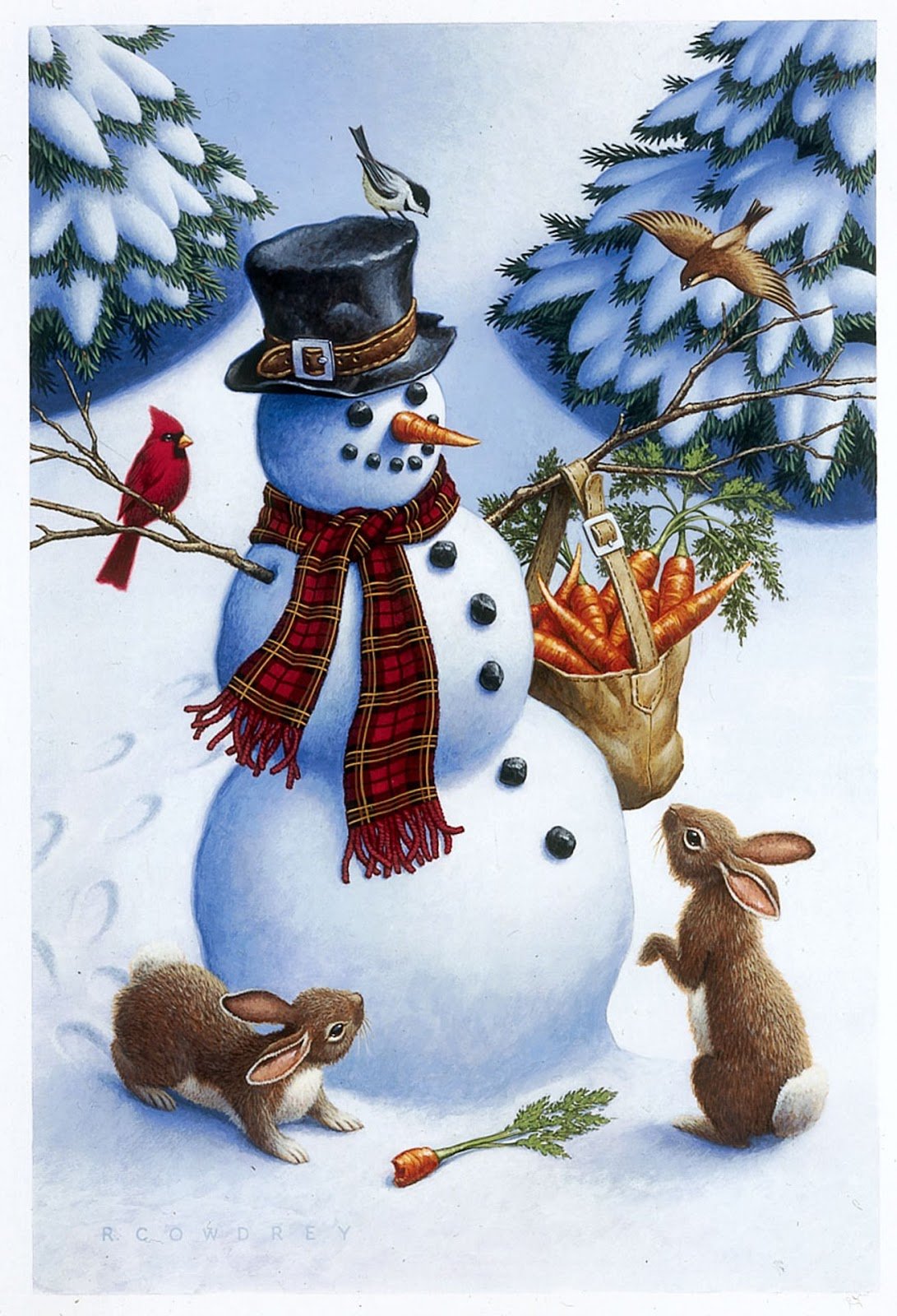 Виктор Цыганов художник зима