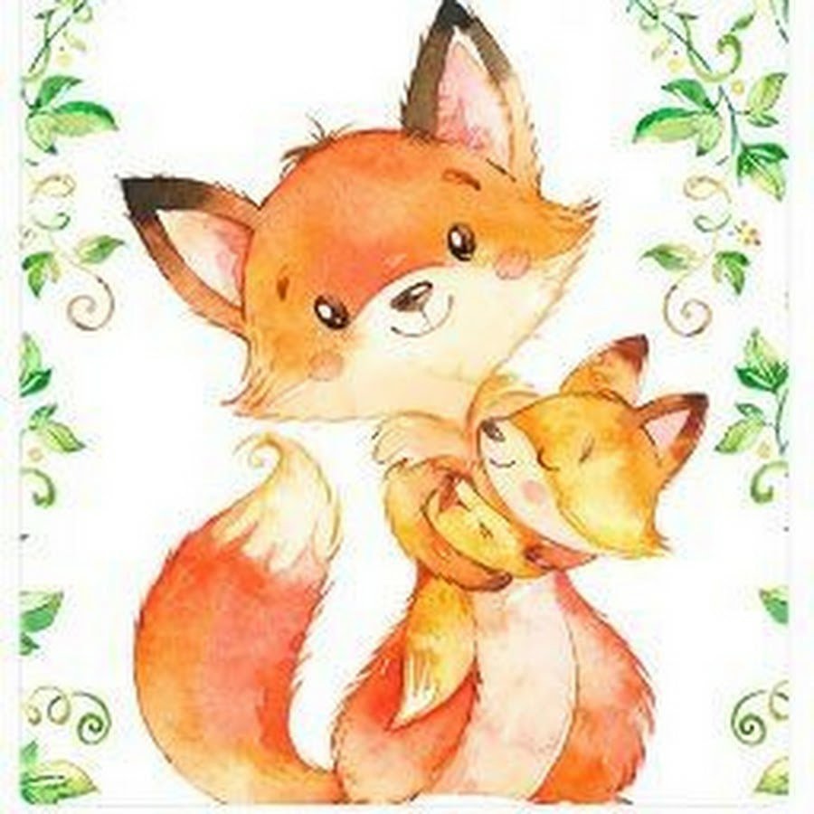 Рисунок лисы для срисовки