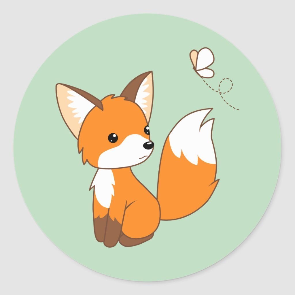 Лисичка рисунок