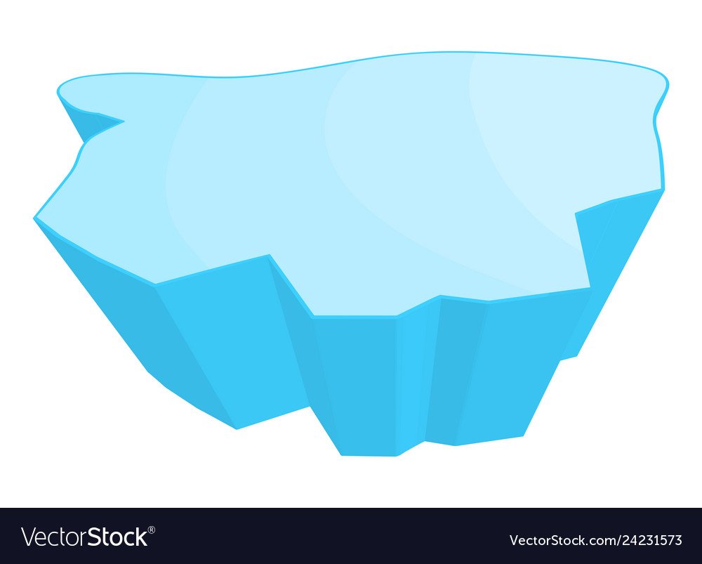 Льдина без фона