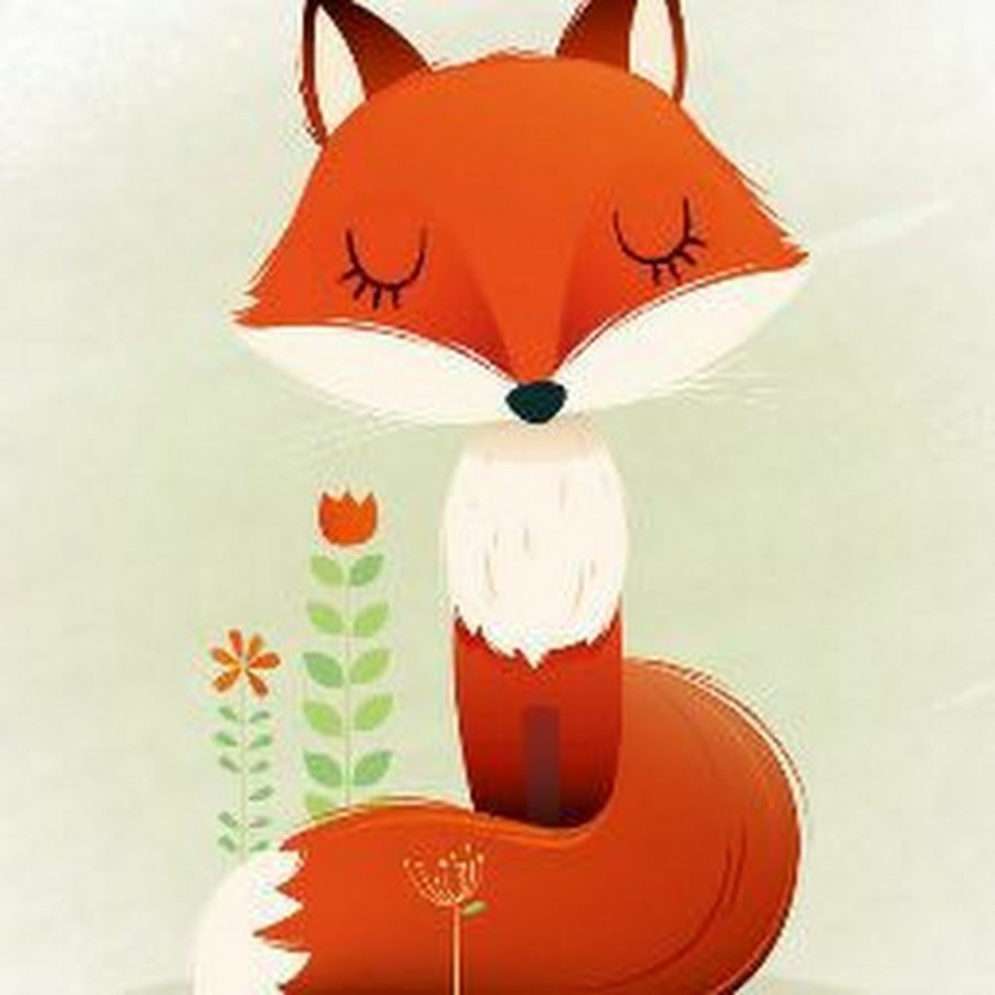 Лисы тумблер рисунок