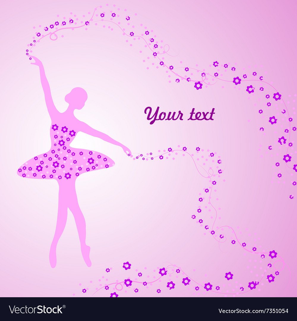 С днём рождения девочке балерине