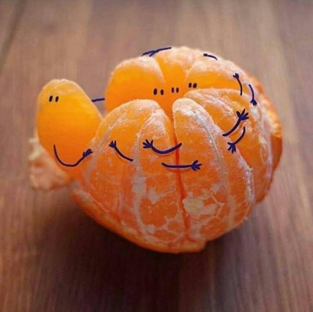 Смешной мандарин