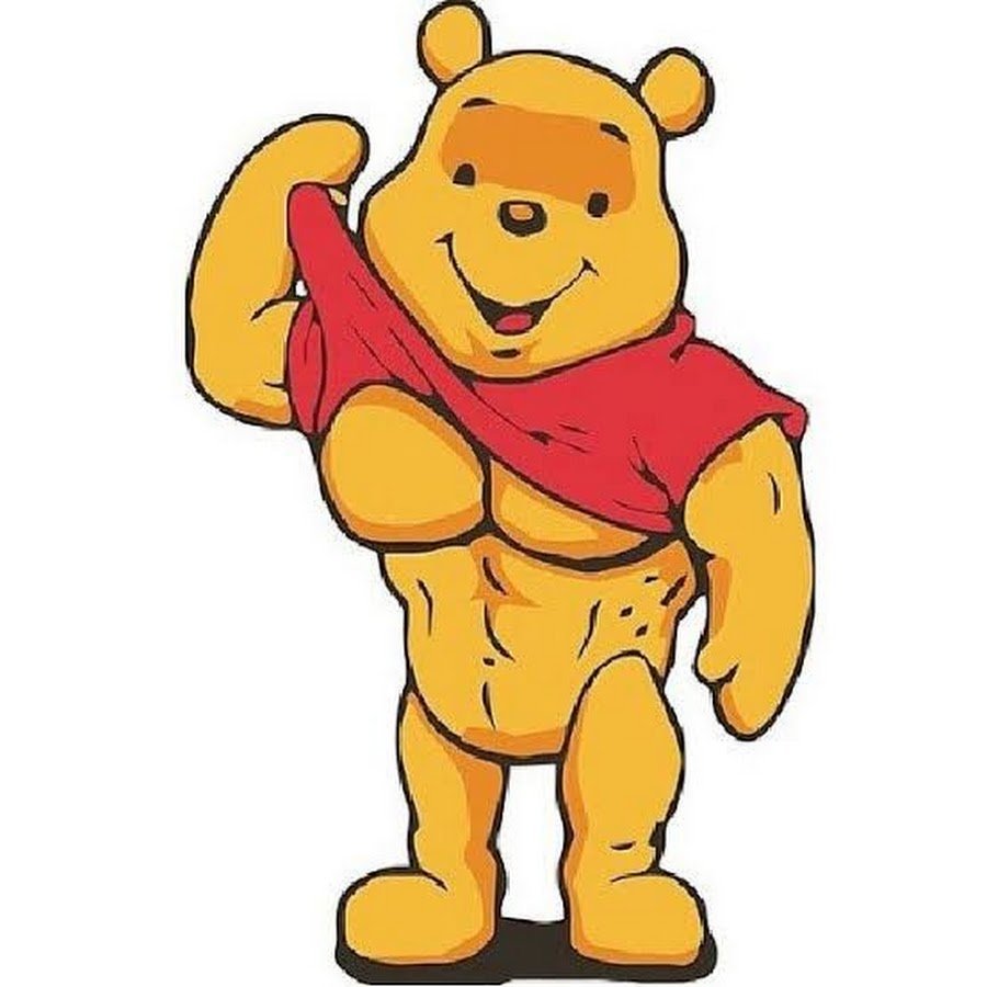 Накаченные персонажи мультфильмов