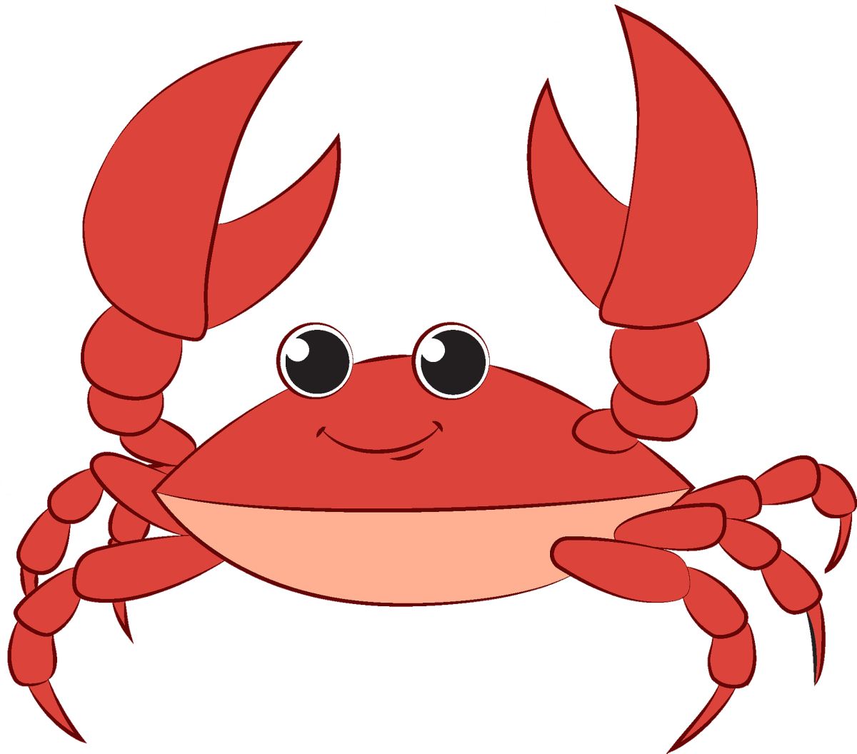 Краб рисунок для детей