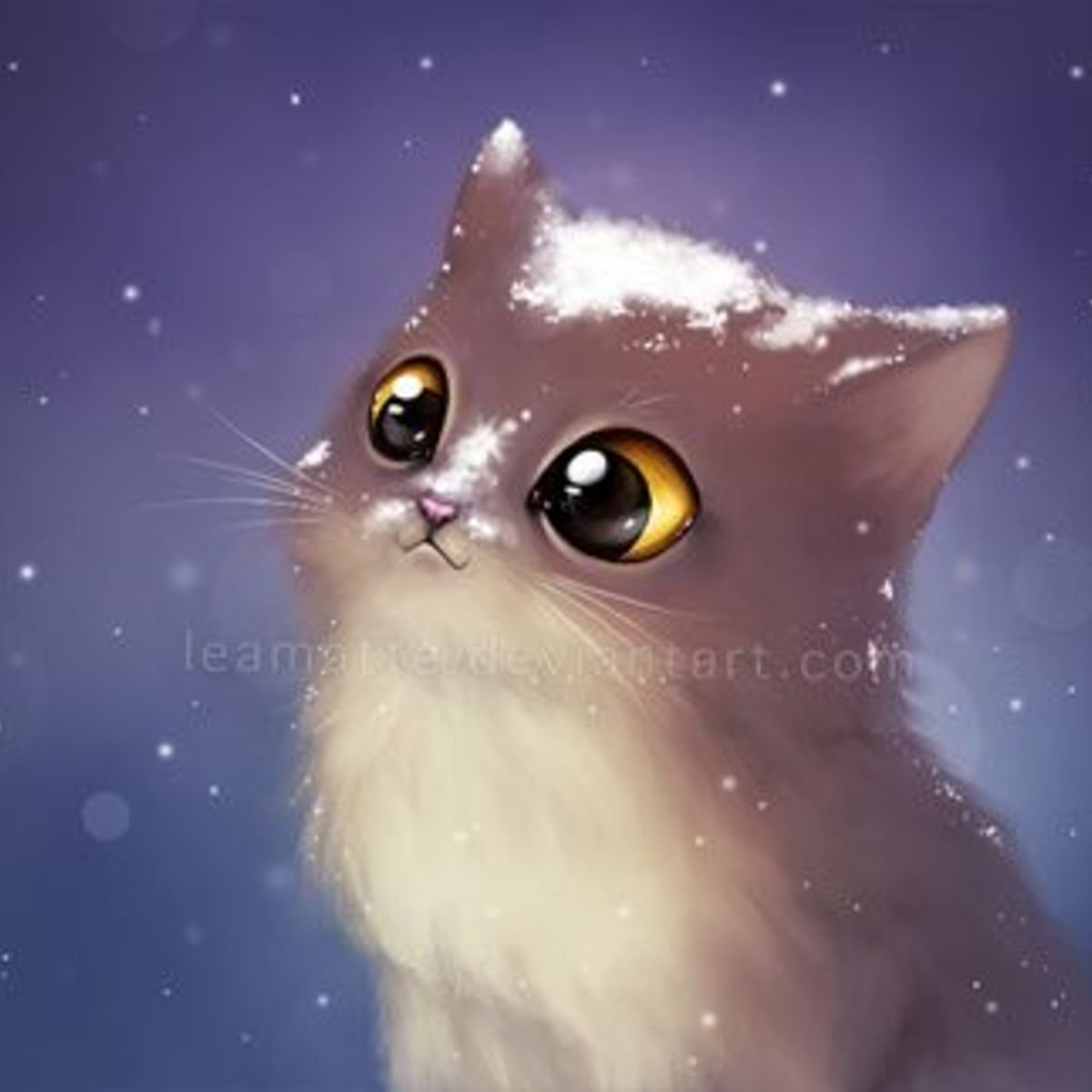 Красивые котята мультяшные