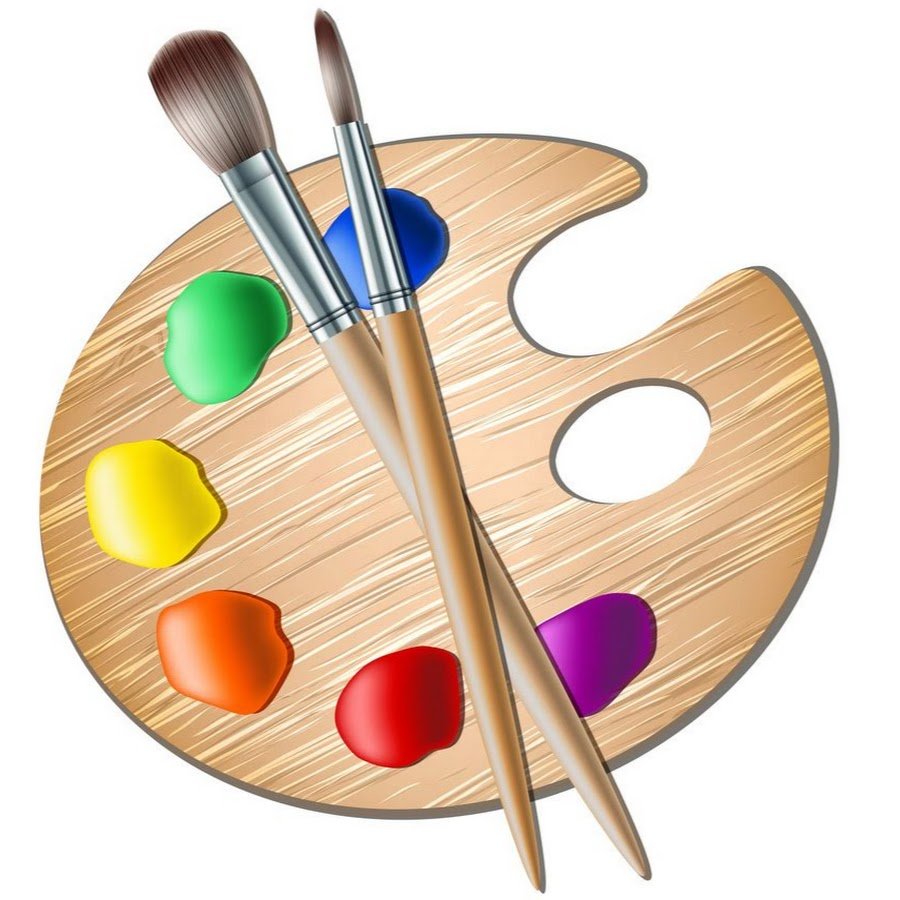 Ребенок с кисточкой