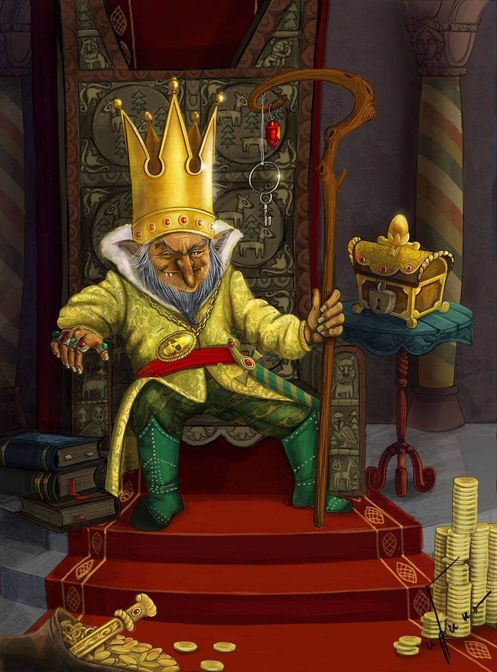 Царица на троне детская