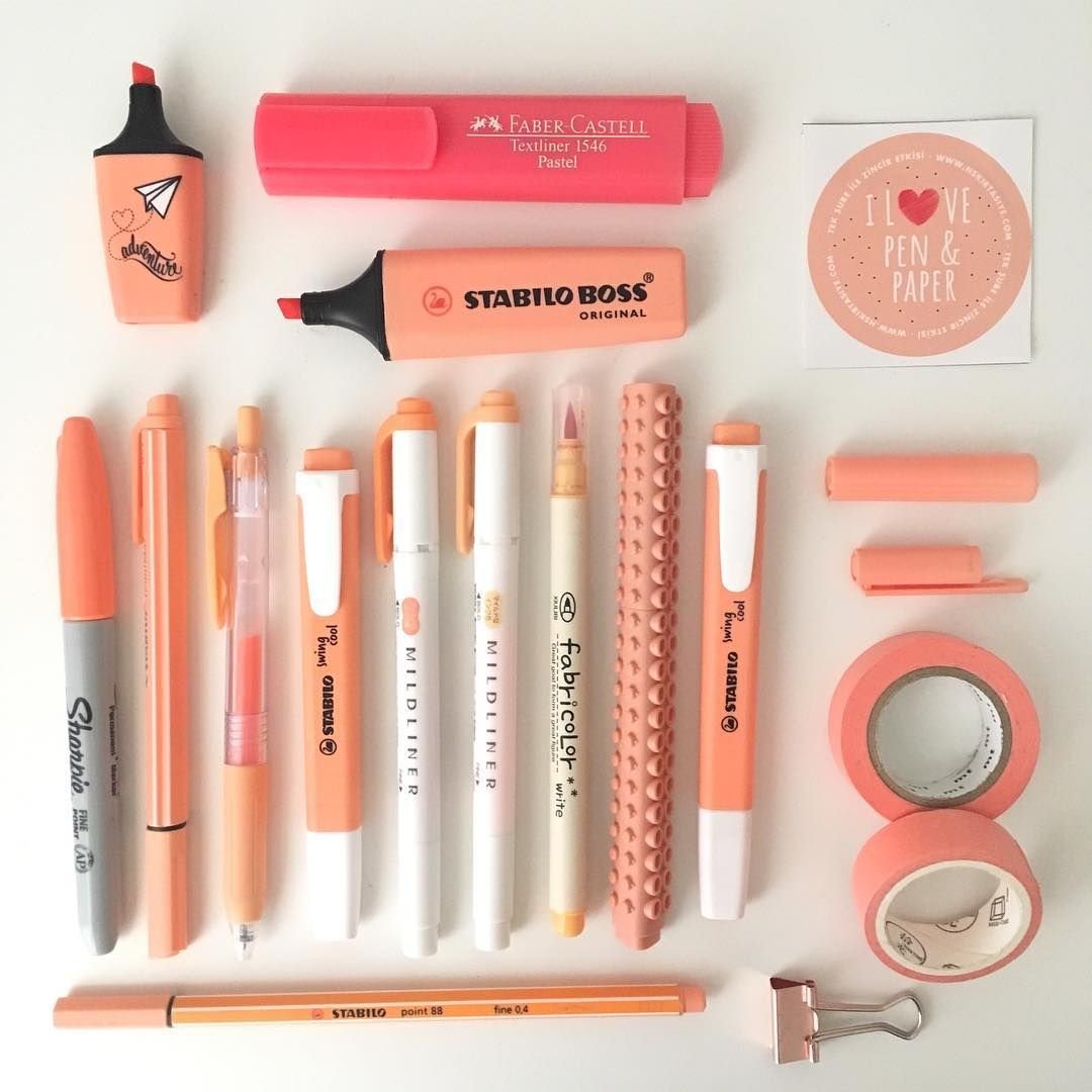 Красивая канцелярия для девочек в школу