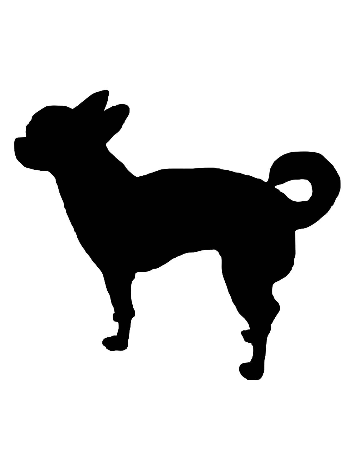 Силуэт чихуахуа