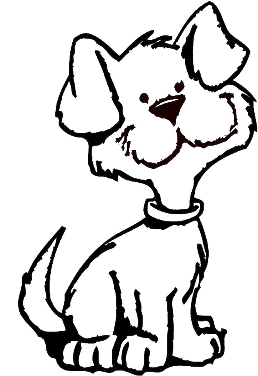 Собака рисунок для детей