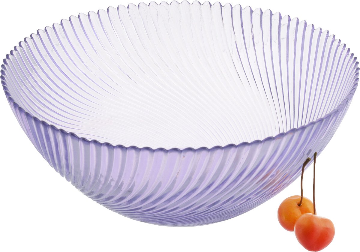 Салатник NINAGLASS сиреневый