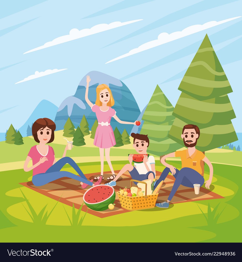 Семейный портрет рисунок