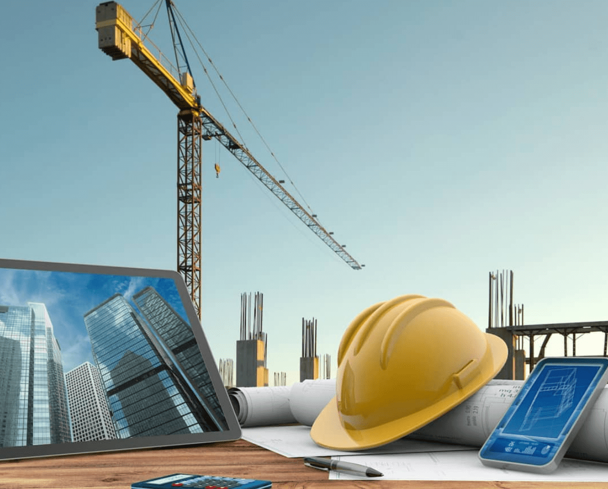 Шапка для строительного сайта