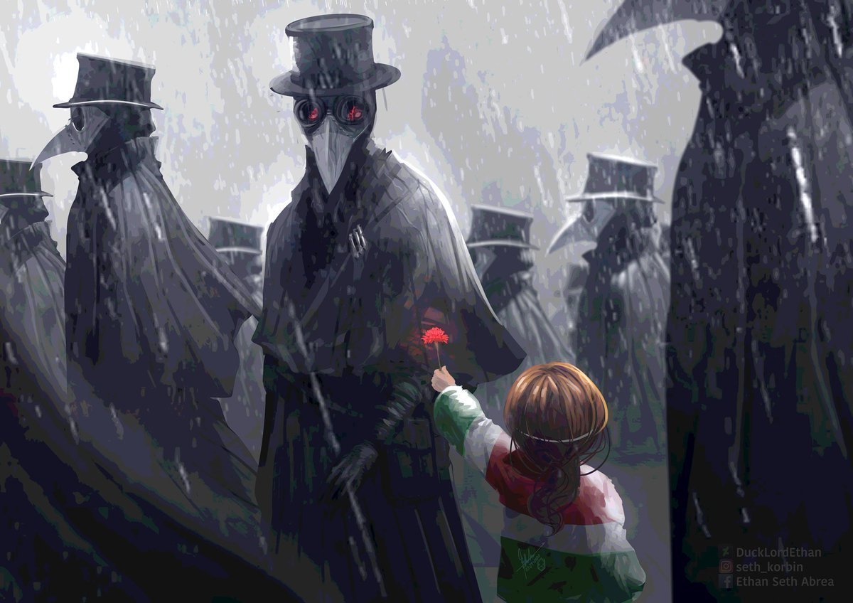 Чумной доктор арт