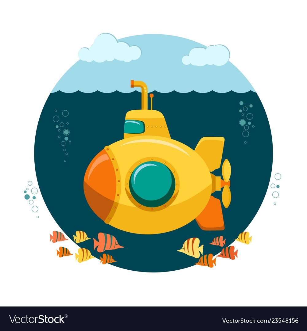 Батискаф вектор
