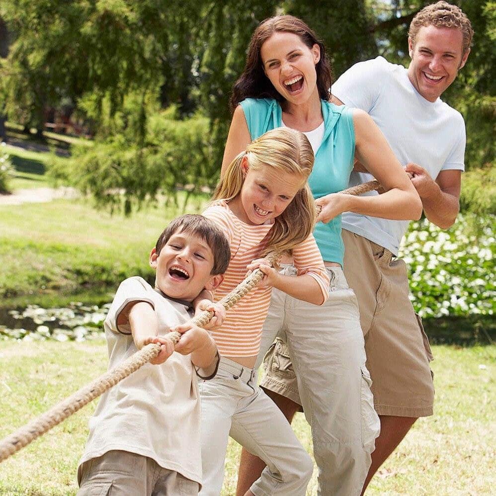 Мультяшная семья из трех человек