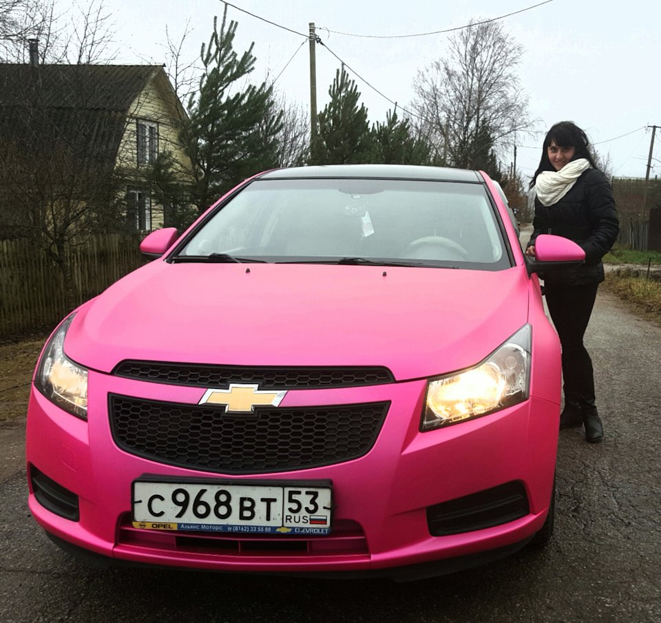 Chevrolet Cruze на 17 дисках черная