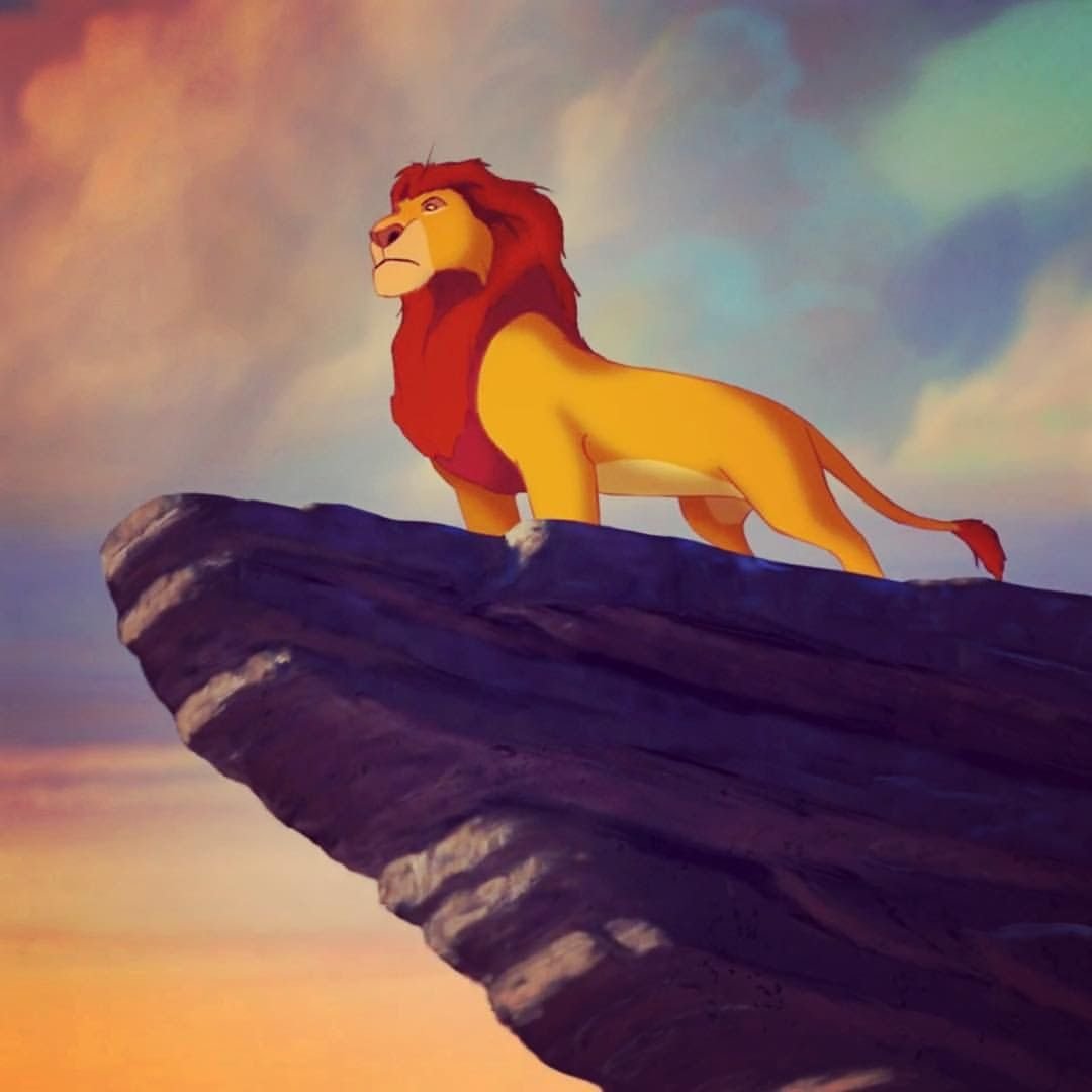 Симба на горе