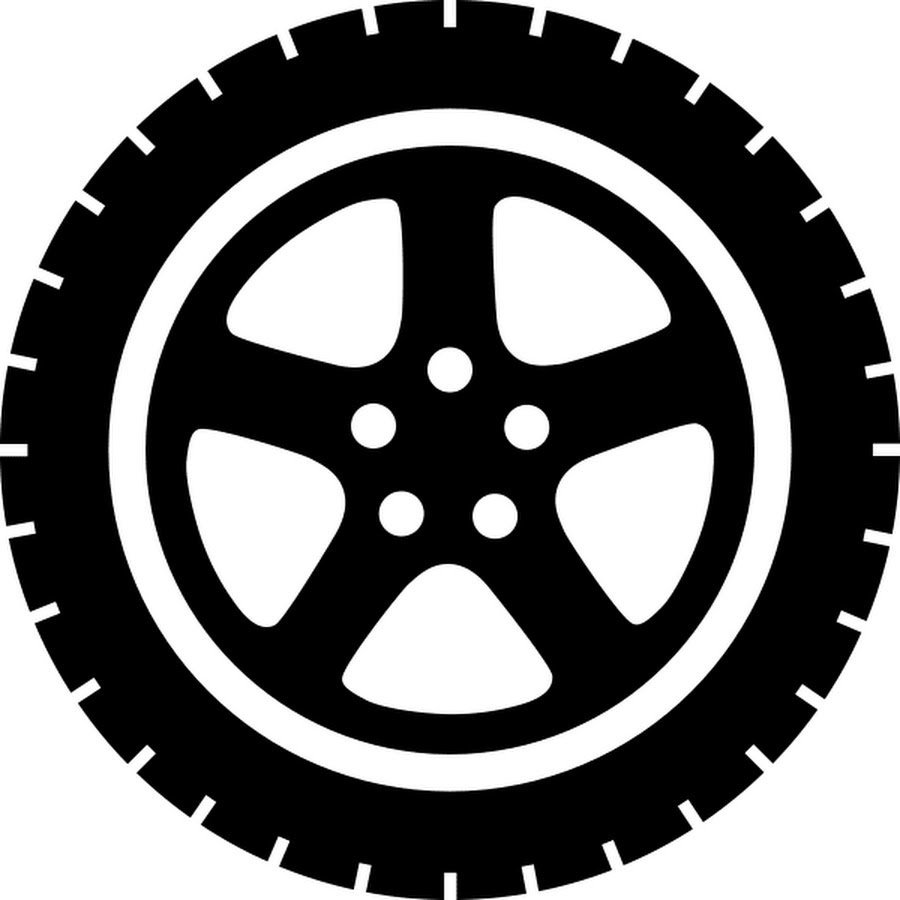 Колесо сбоку вектор