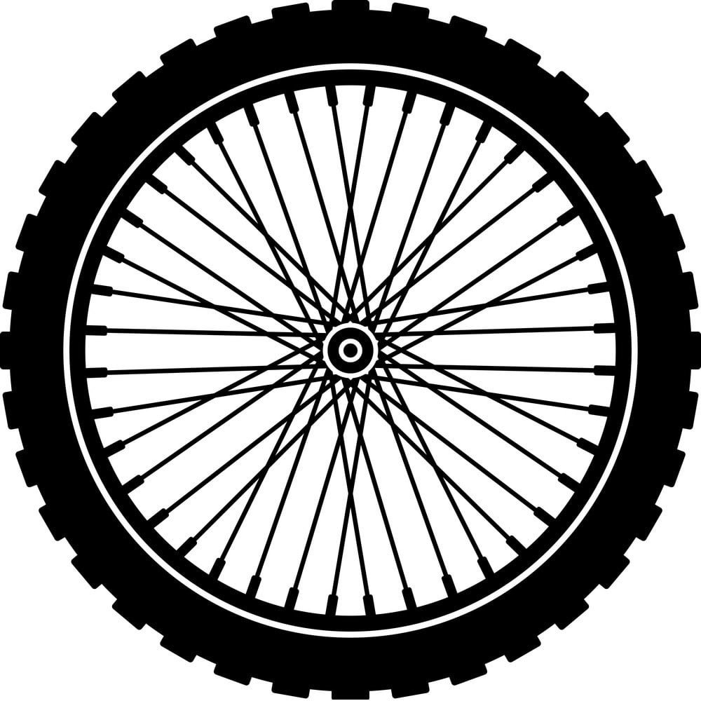 Колесо велосипеда вектор