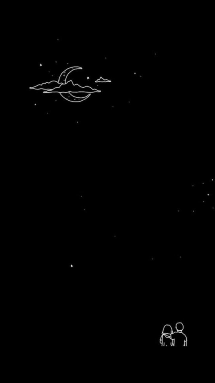 Обои на телефон Эстетика черного