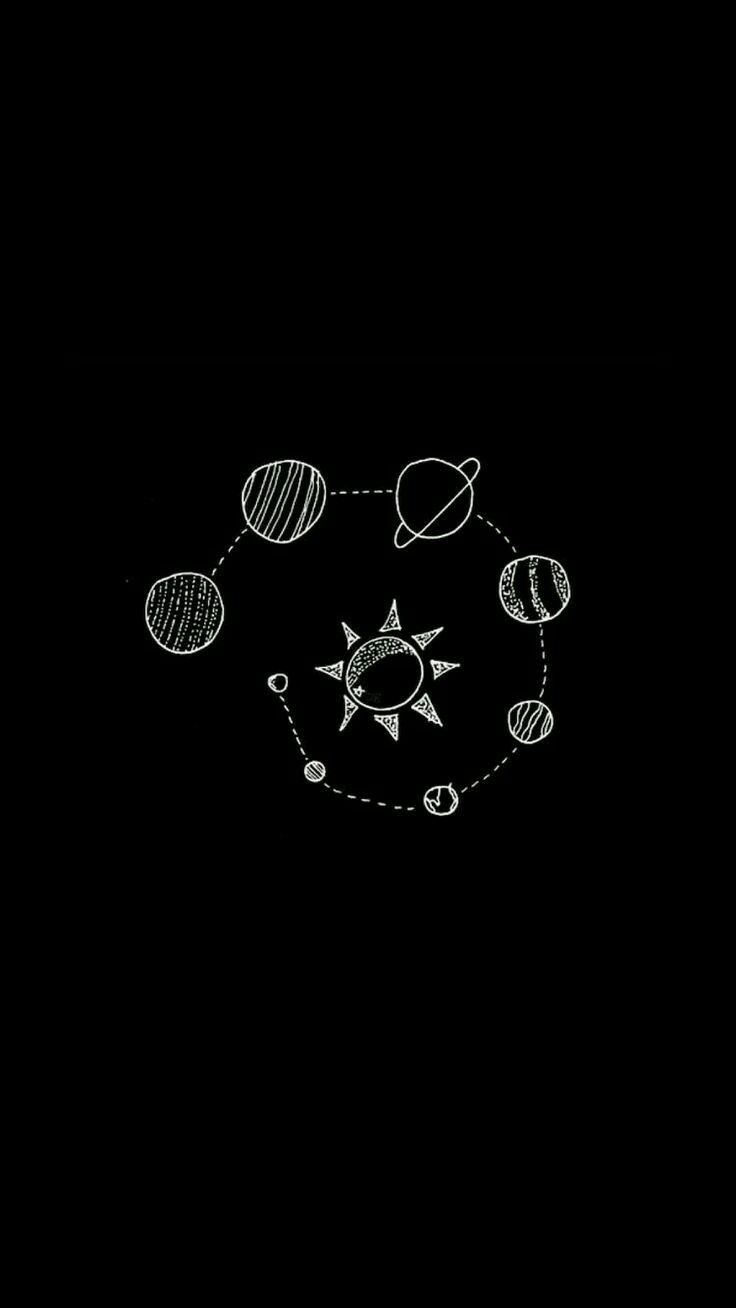 Обои на телефон в чёрном стиле