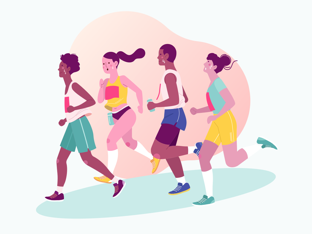 Легкоатлетический кросс эмблема