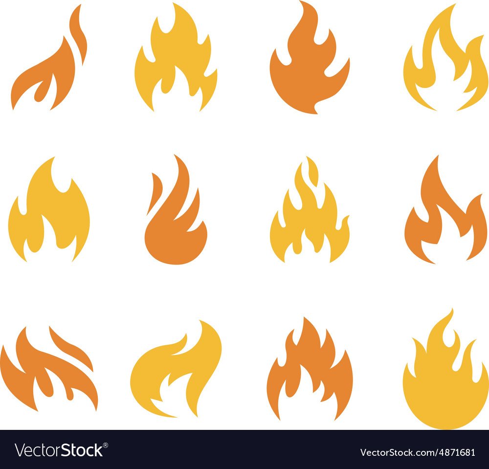 Корректировка огня значок векторный