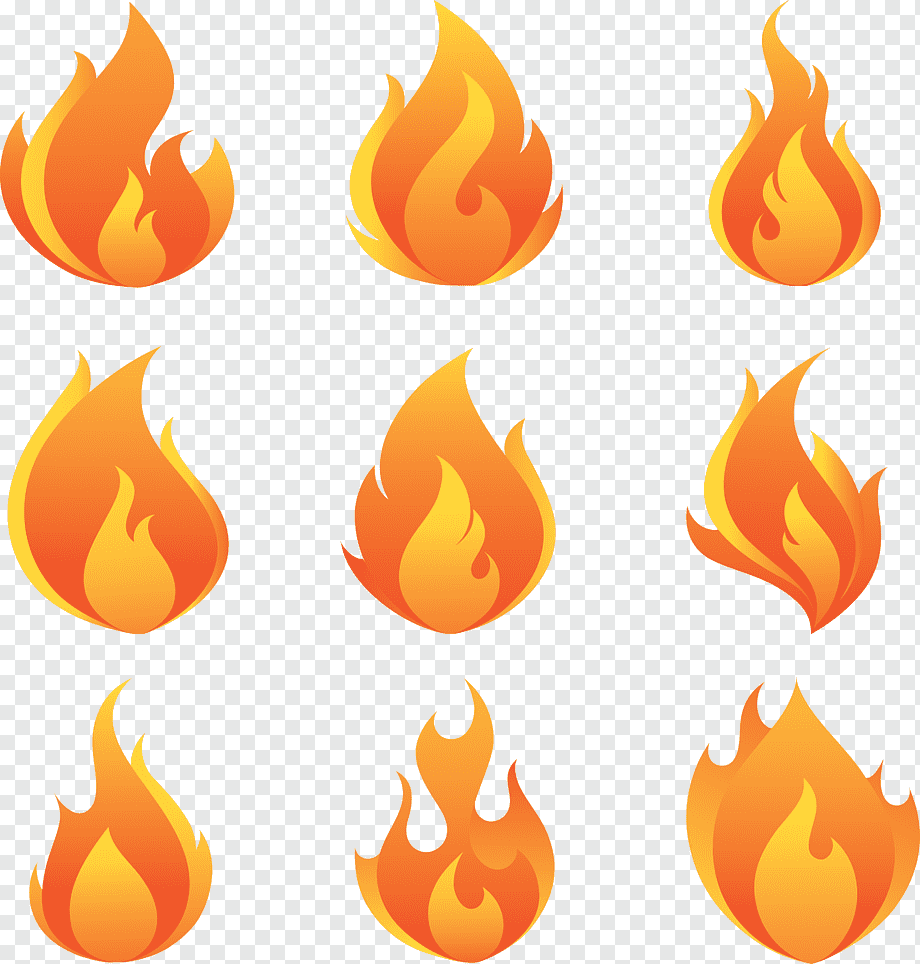 Огонь в иллюстраторе