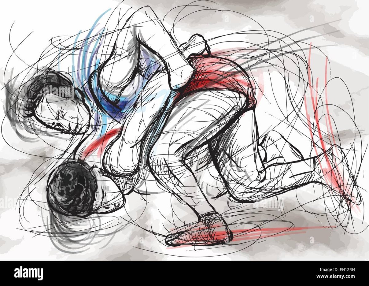 Борьба иллюстрация