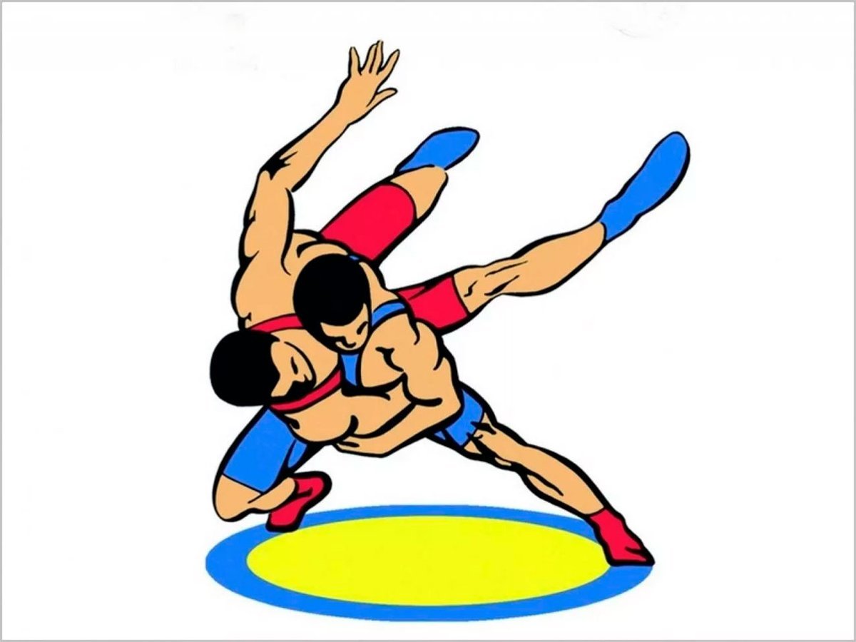 Греко-Римская борьба борец вектор