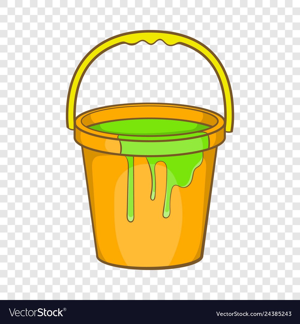 Опрокинутое ведро с водой