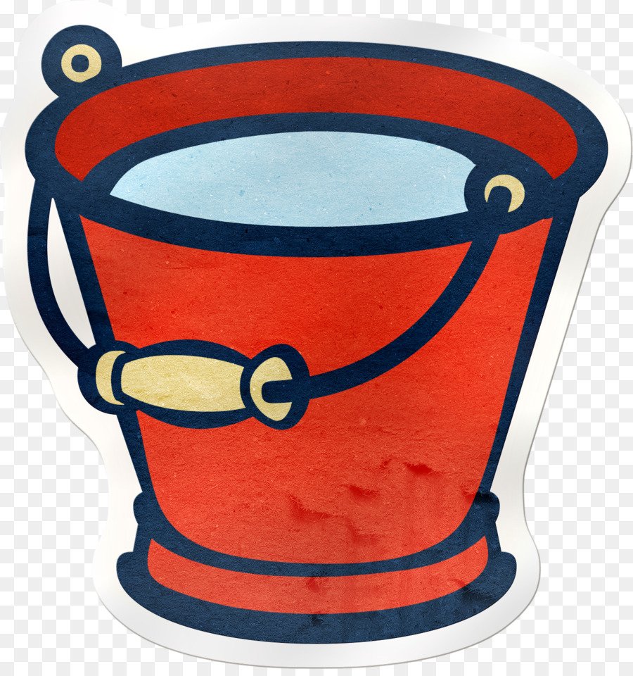 Мультяшное деревянное ведро