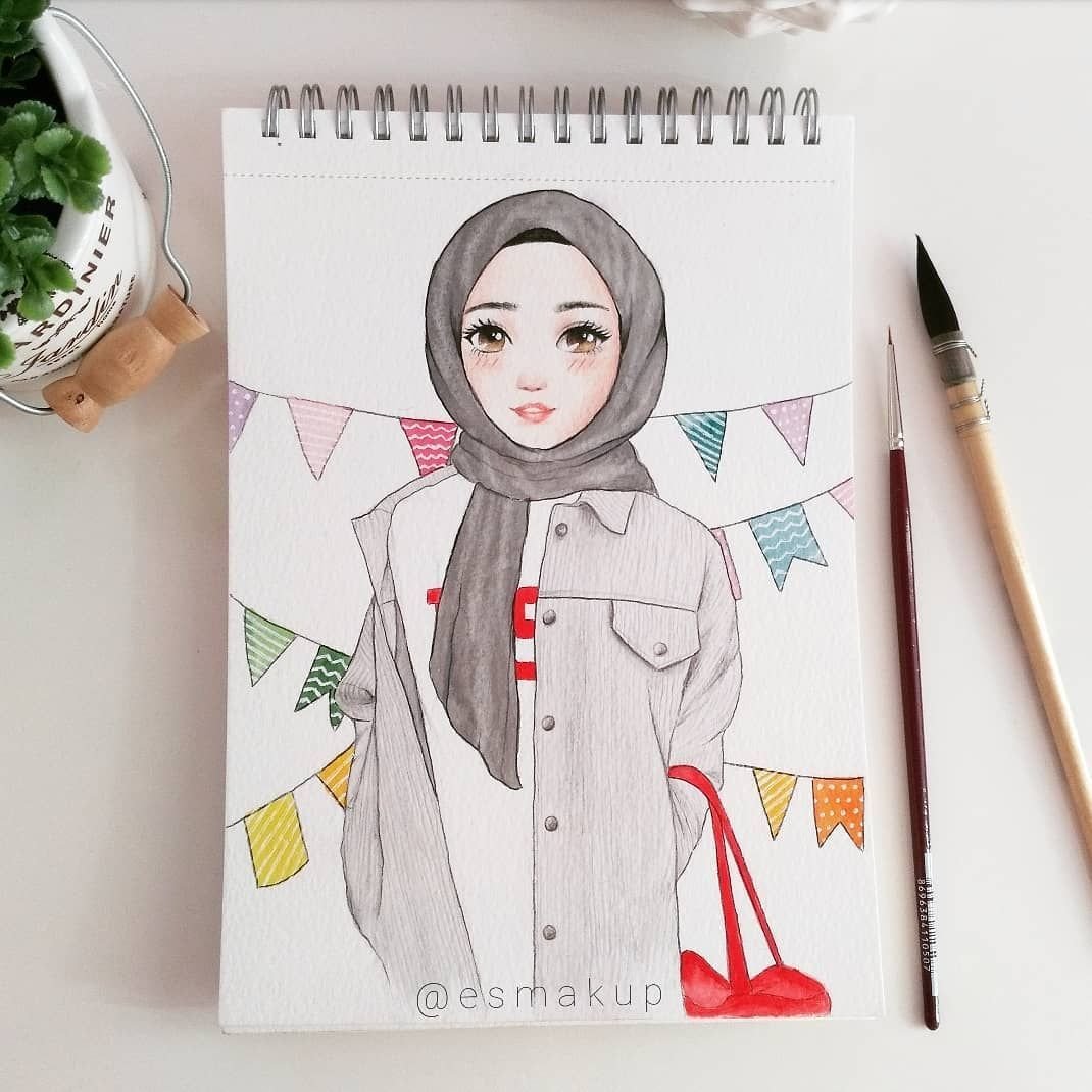 Мусульманка для скетчбука