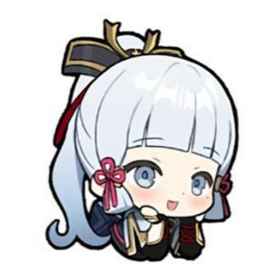 Аяка Стикеры Геншин