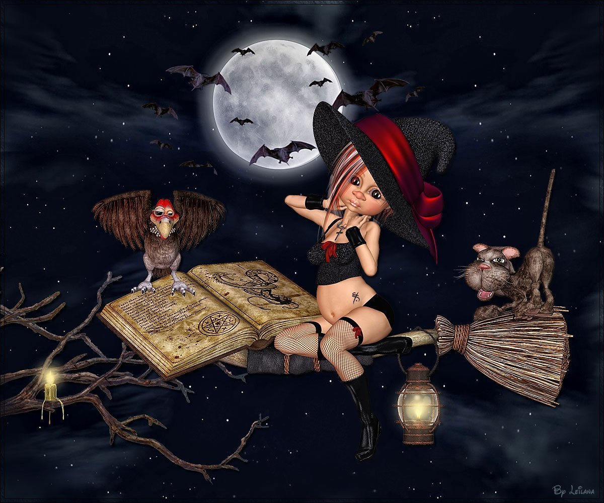 С днем рождения ведьмочка